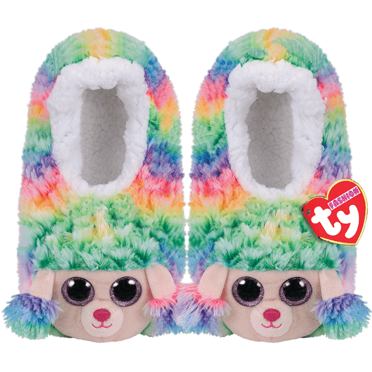TY-42511 RAINBOW POODLE PUFFIES 