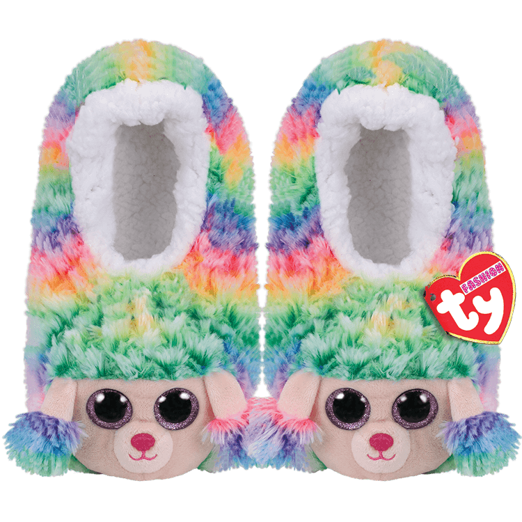 slippers rainbow