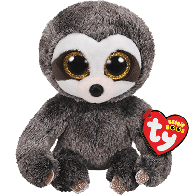 TY Original Beanie Baby SLOWPOKE Sloth 9\u201d Stuff Animal Plush Toy