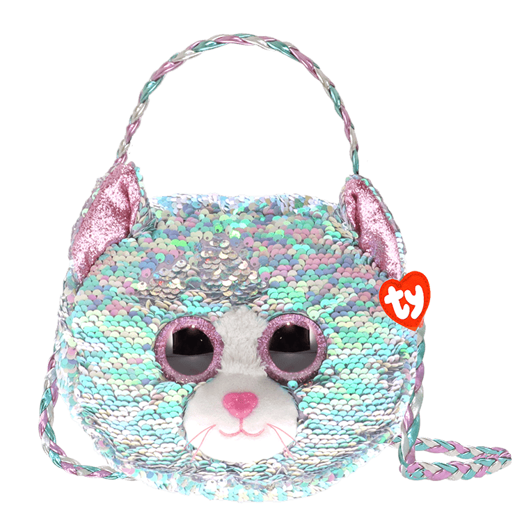 Whimsy - Reversible Sequin Cat Purse :: Ty Store