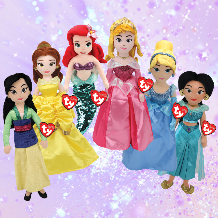 disney princess ty dolls