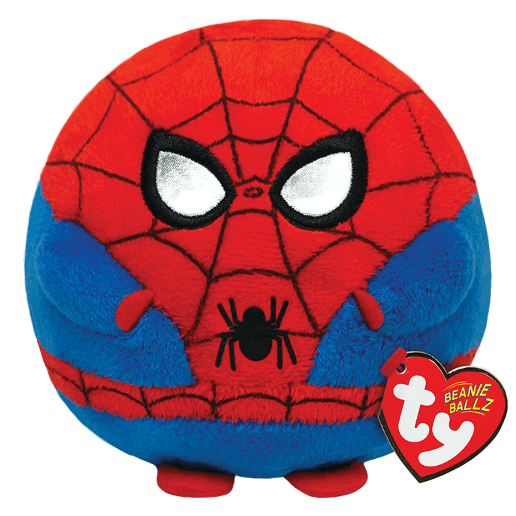 spiderman beanie ballz