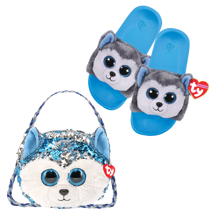TY Beanie Boos Fashion Slush Purse with Reversible Sequins NEW 