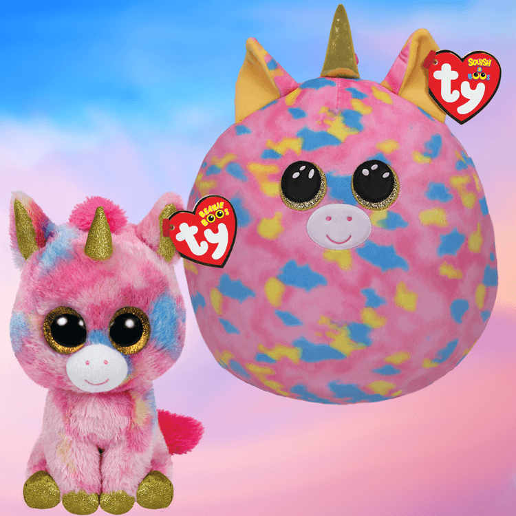 fantasia beanie boo unicorn plush