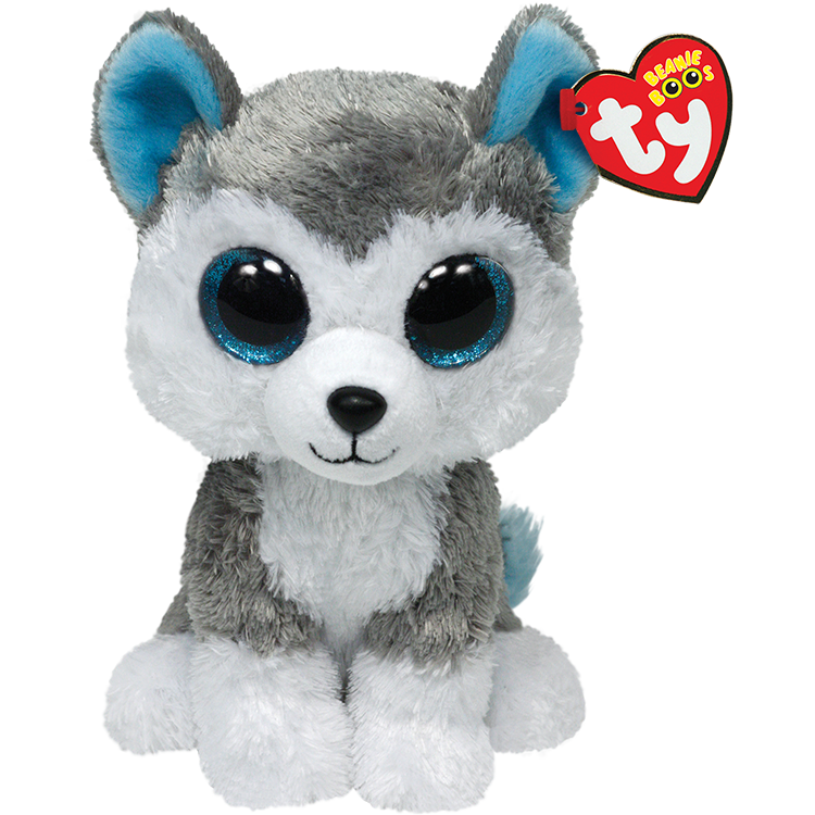 6 Inch Plush Toy for sale online Ty Baby Beanie Boos #10 Slush The Husky Dog