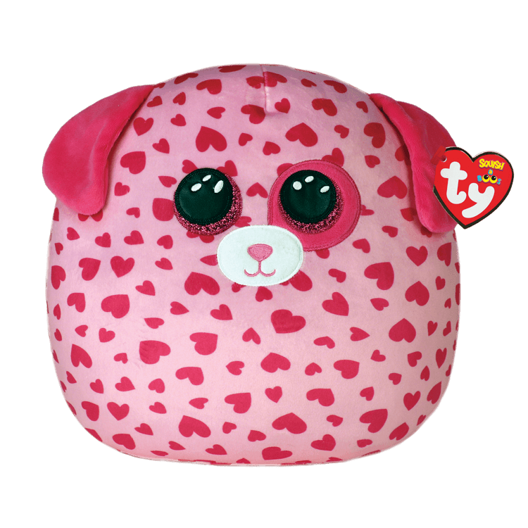 Tickle - Pink Heart Pattern Dog Large