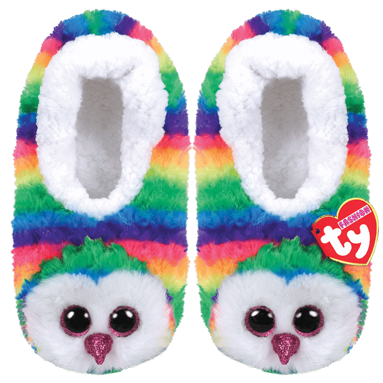 rainbow owl beanie boo