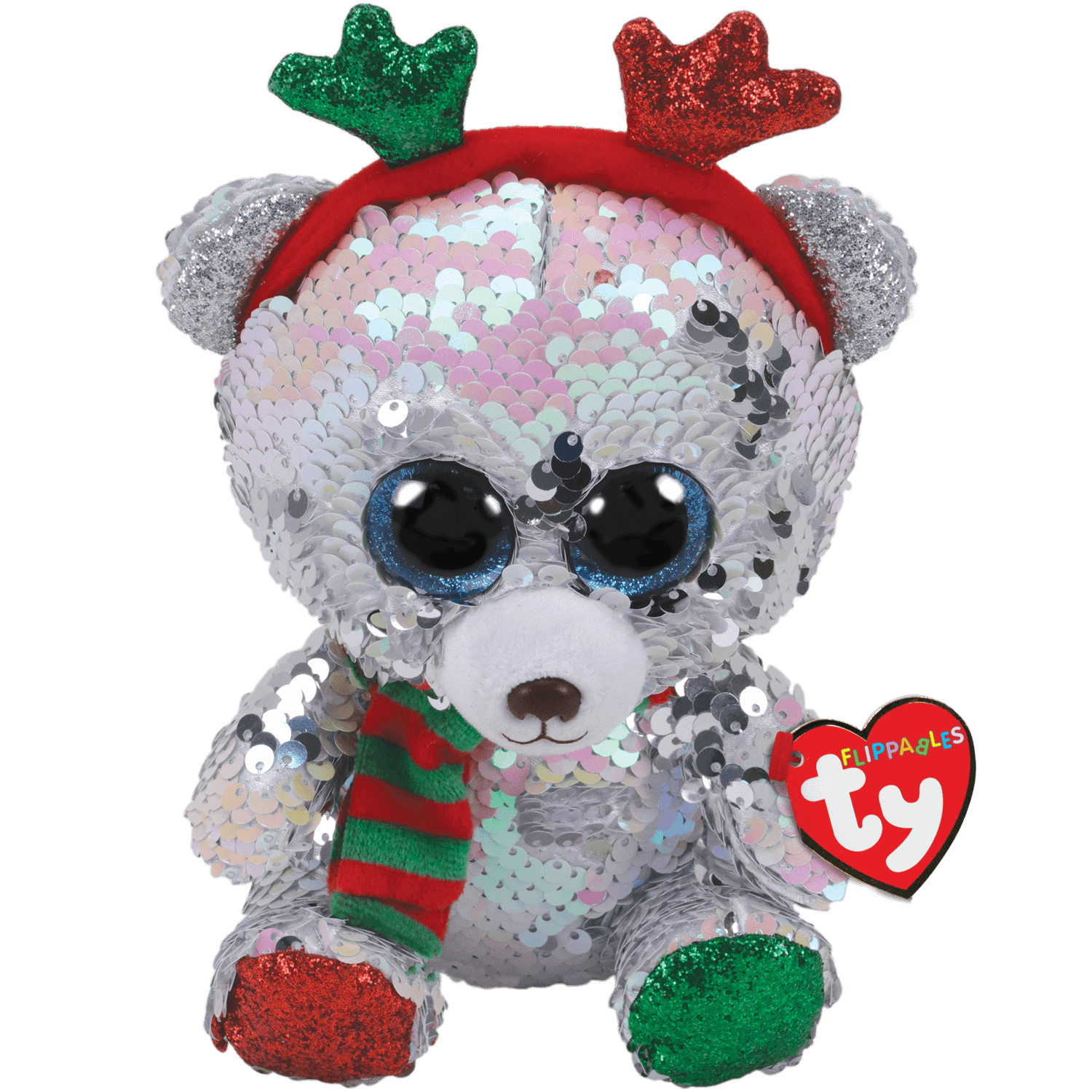 sequin teddy bear