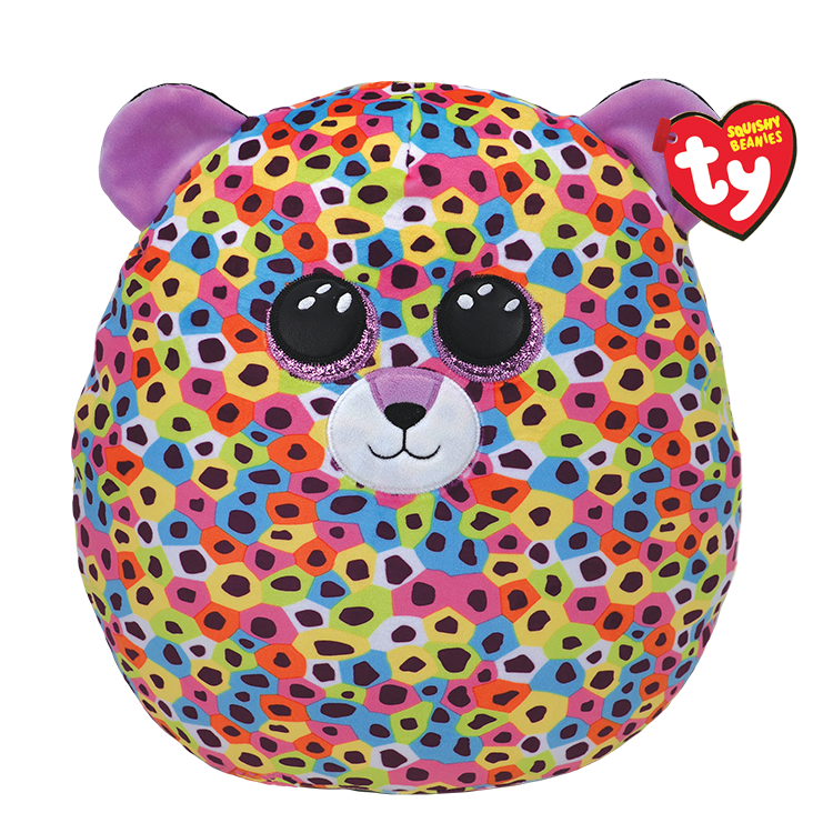 2019 Ty Beanie Boos 6" Giselle Unicorn Rainbow Leopard Plush w/ Ty Heart Tags 