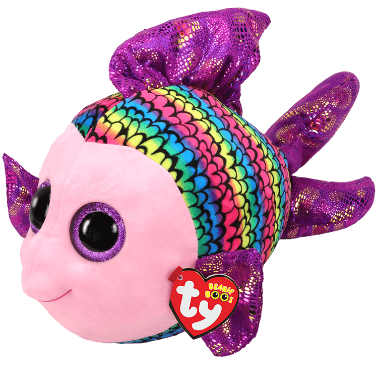 Ty Beanie Boos FLIPPY the fish 6 inch  NWMT LIMITED QUANTITY.