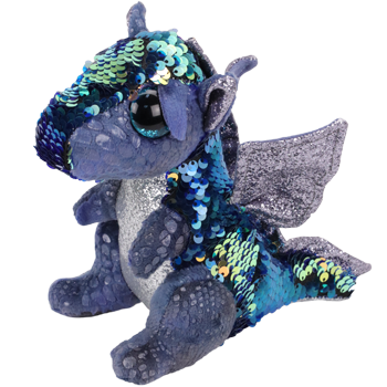 sequin dragon plush