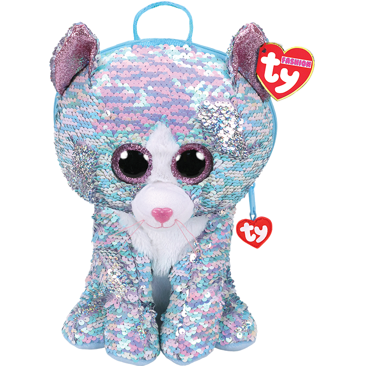 Whimsy - Reversible Sequin Cat Backpack :: Ty Boos & Beanies + Kids ...