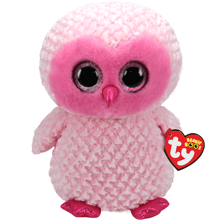 pink owl beanie boo