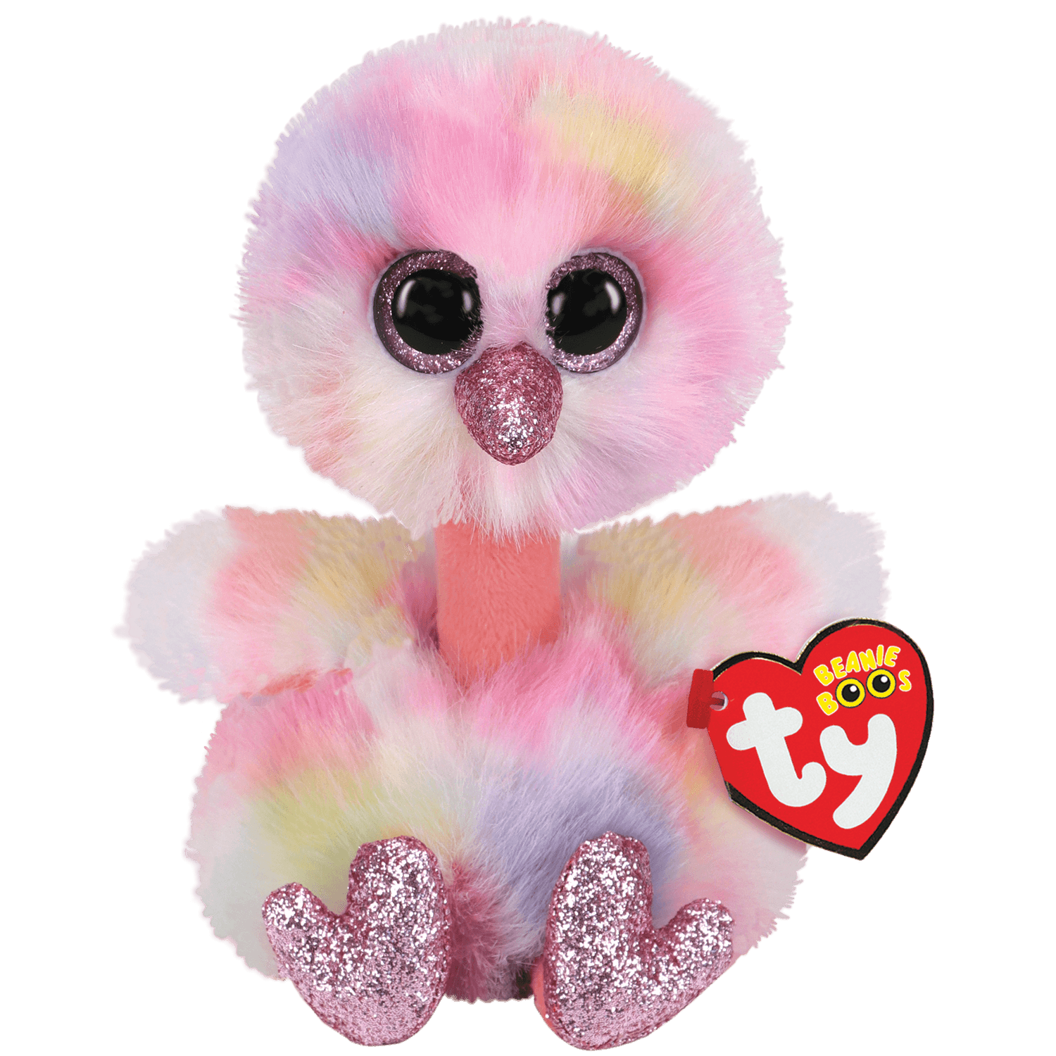 rainbow ostrich stuffed animal