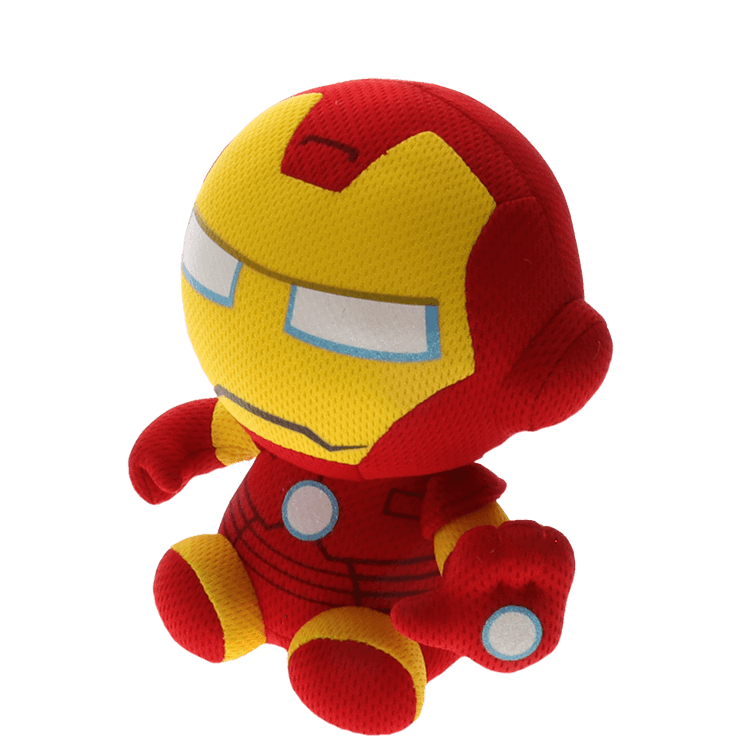 Ty Beanie Babies 41190 Marvel Iron Man The Red and Yellow Regular for sale online 