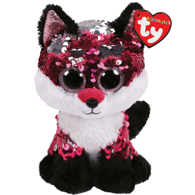 reversible fox plush