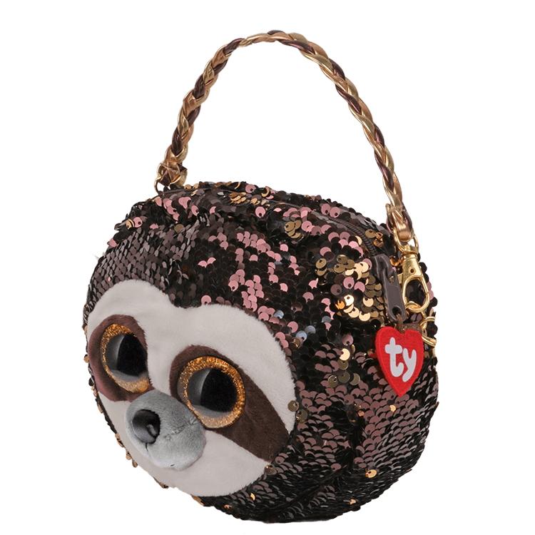 Ty Beanie Boo Fashion Flippy Sequin Accessory Bag Dangler The Sloth 8" FREESHIP for sale online 