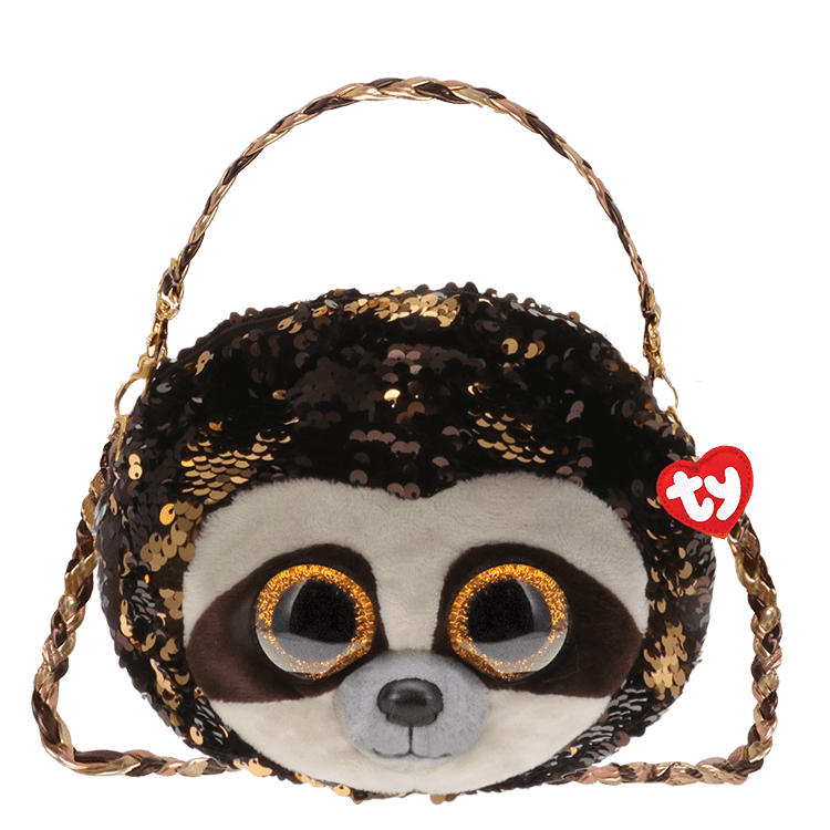 Ty Beanie Boo Fashion Flippy Sequin Accessory Bag Dangler The Sloth 8" FREESHIP for sale online 
