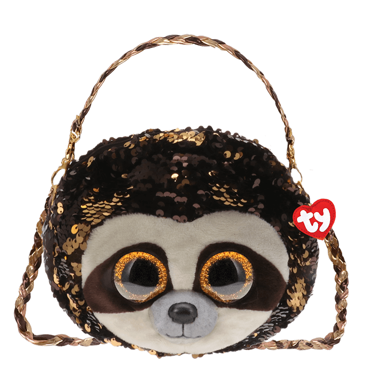 sequin sloth beanie boo