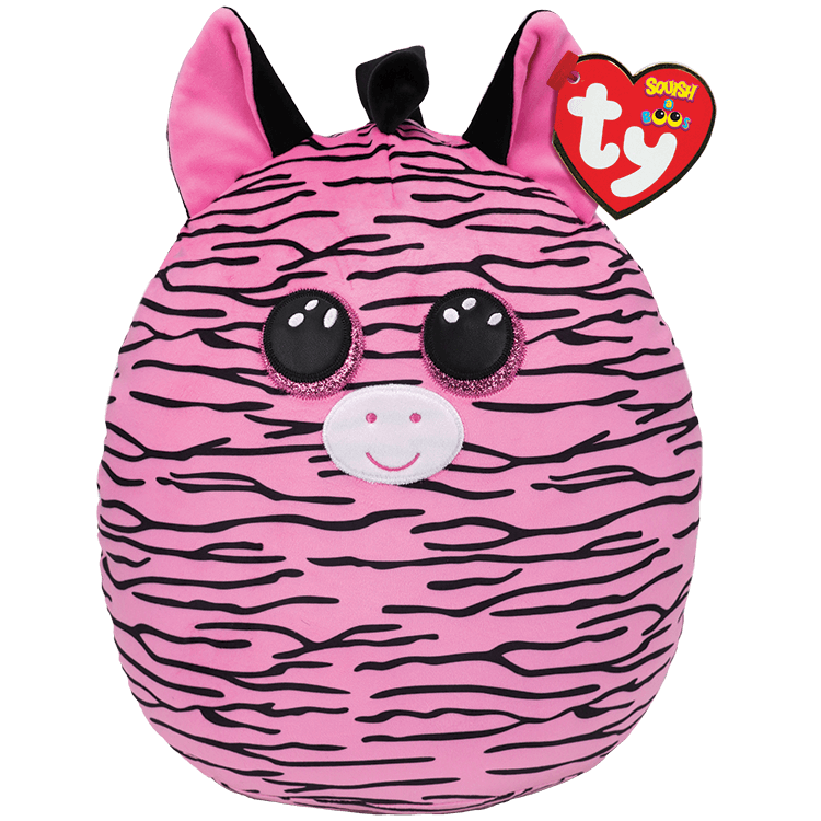 pink zebra beanie boo