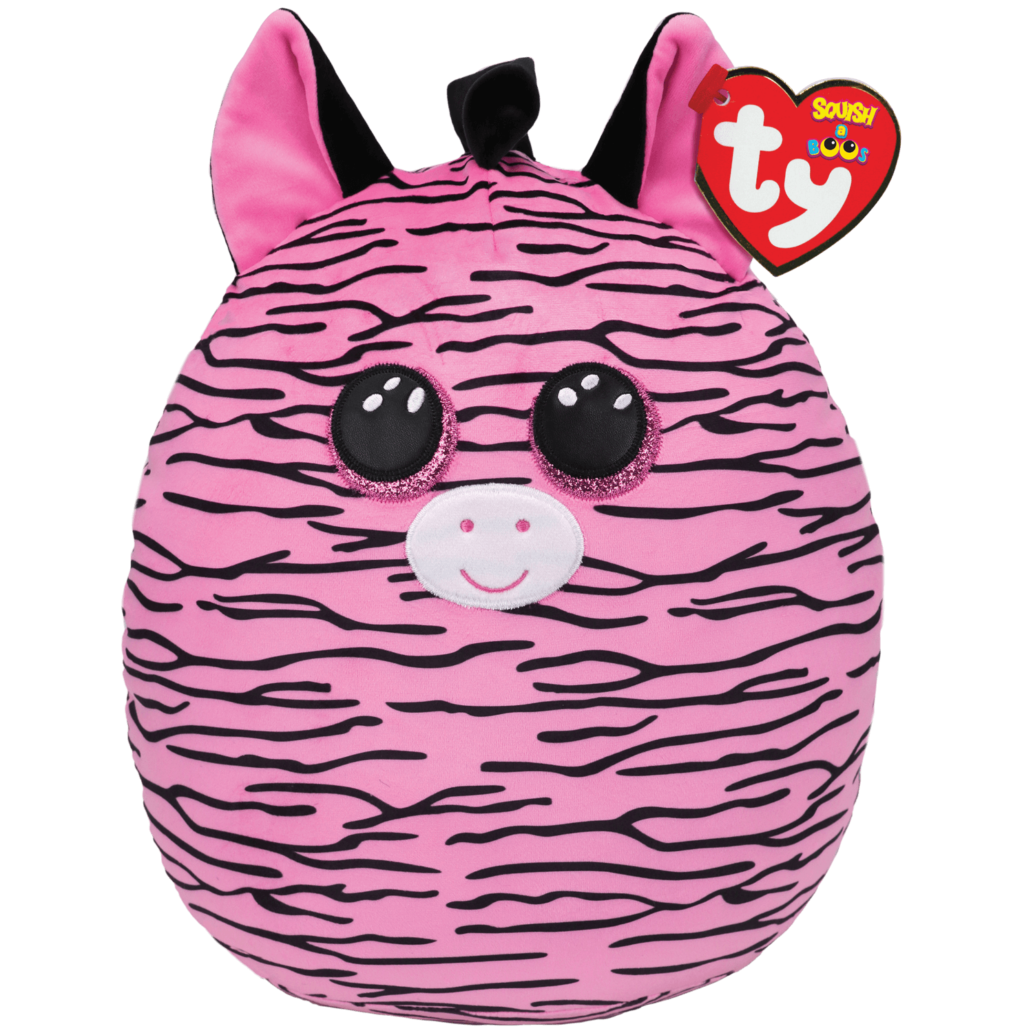 Zoey - Pink And Black Striped Zebra Large