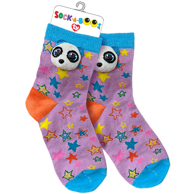Childrens Large TY Fashion DOTTY Slipper Socks 