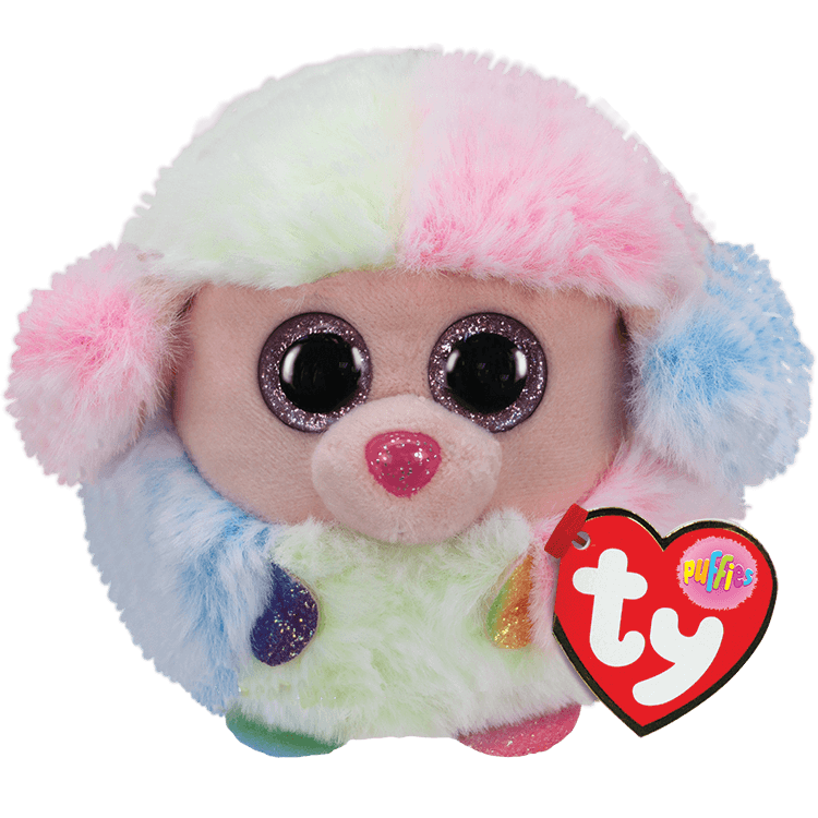 rainbow beanie boo poodle