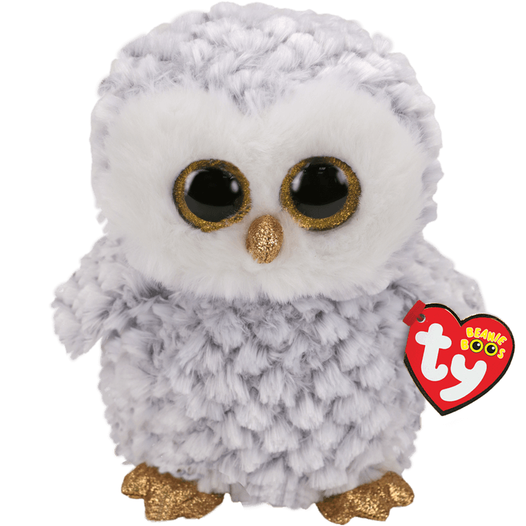 Глазастик орел. Мягкая игрушка ty Beanie Boos совёнок Owlette 15 см. Ty Inc 