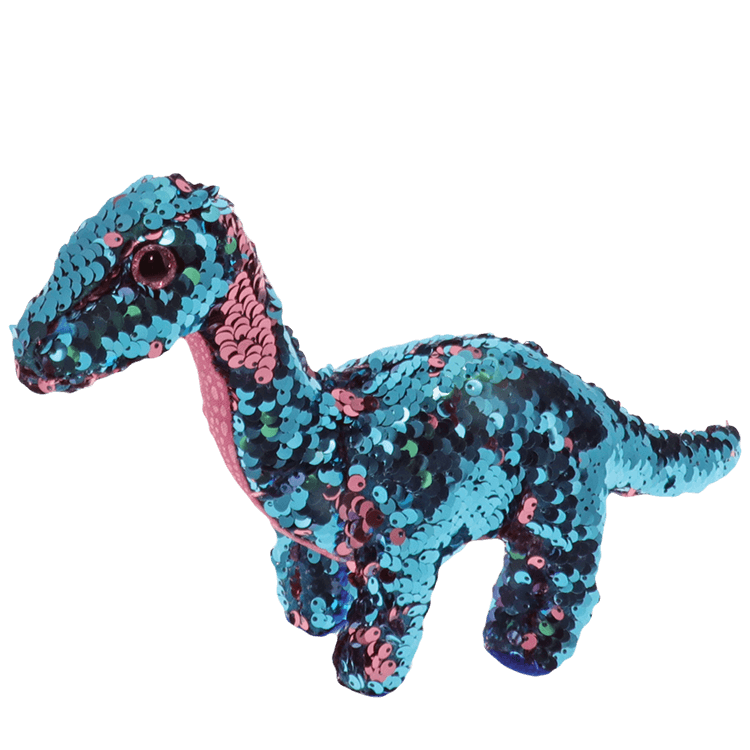 dinosaur sequin cushion