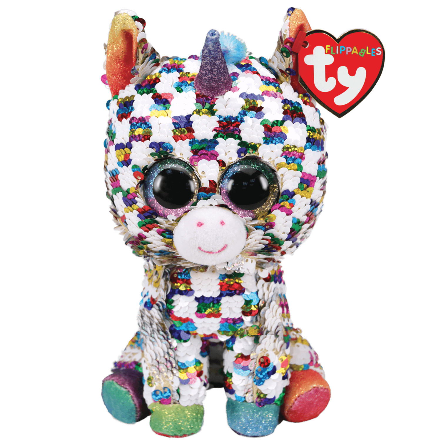 sequin beanie boo unicorn