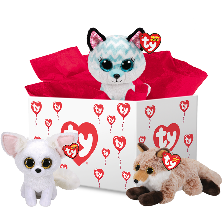 ty atlas fox beanie boos