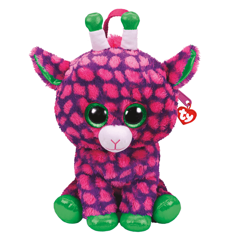 Pink And Purple Giraffe Backpack 
