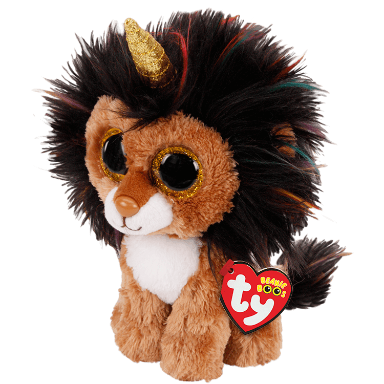 2019 Ty Beanie Boos 9" Ramsey Unicorn Horn Lion Stuffed Animal Plush August 16 for sale online 