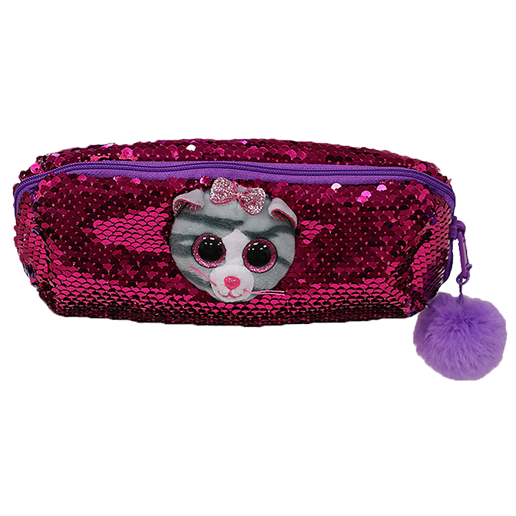 Kiki - Reversible Sequin Sequin Cat Pencil Case :: Official Ty Store