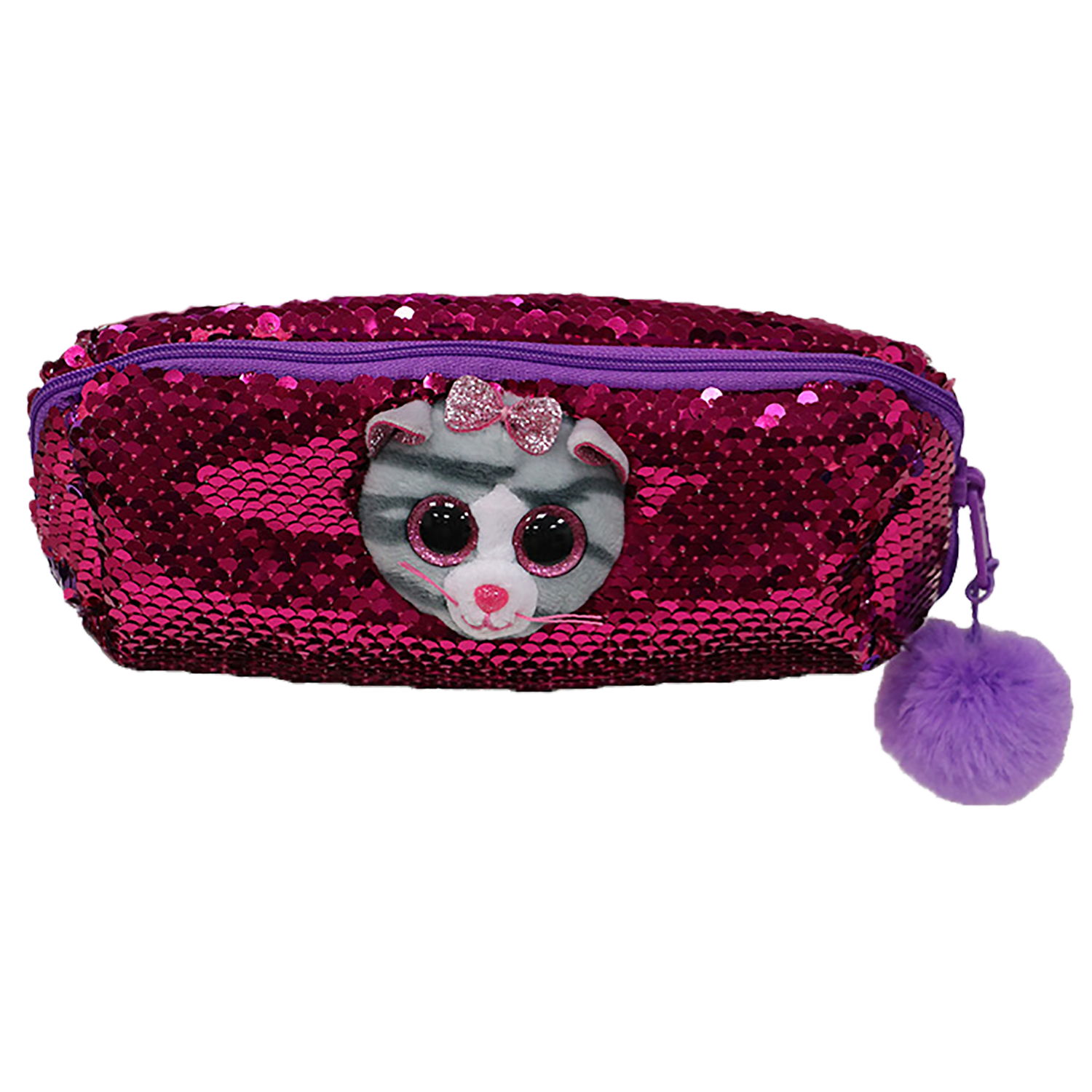 Kiki - Reversible Sequin Sequin Cat Pencil Case :: Official Ty Store